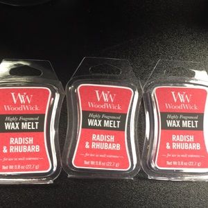 Set of 3 Radish and Rhubarb Wax Melts